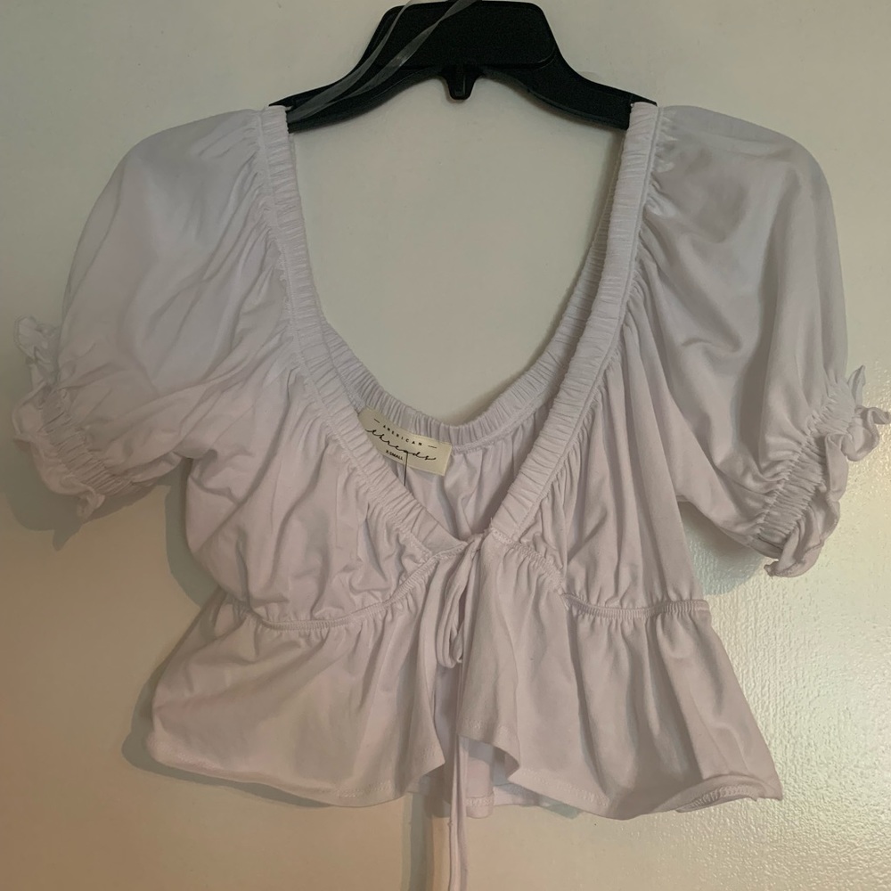 American Threads crop top